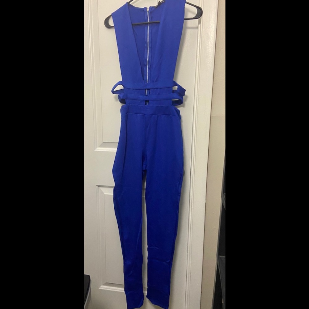 Don’t Call Me Up Jumpsuit - Royal